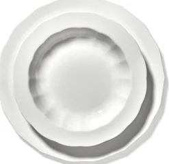 Assiette à diner en porcelaine blanche 26cm Silhouette - Serax