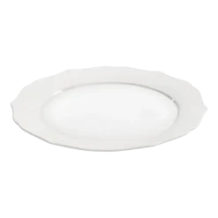 Assiette à diner en porcelaine blanche 26cm Silhouette - Serax