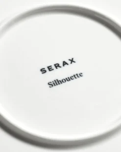 Assiette à diner en porcelaine blanche 26cm Silhouette - Serax
