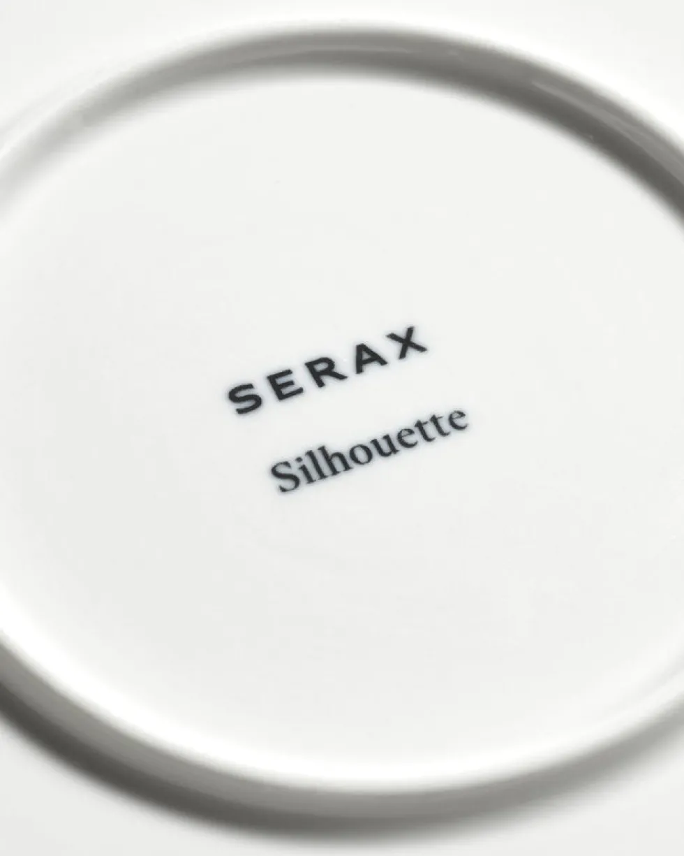 Assiette à diner en porcelaine blanche 26cm Silhouette - Serax