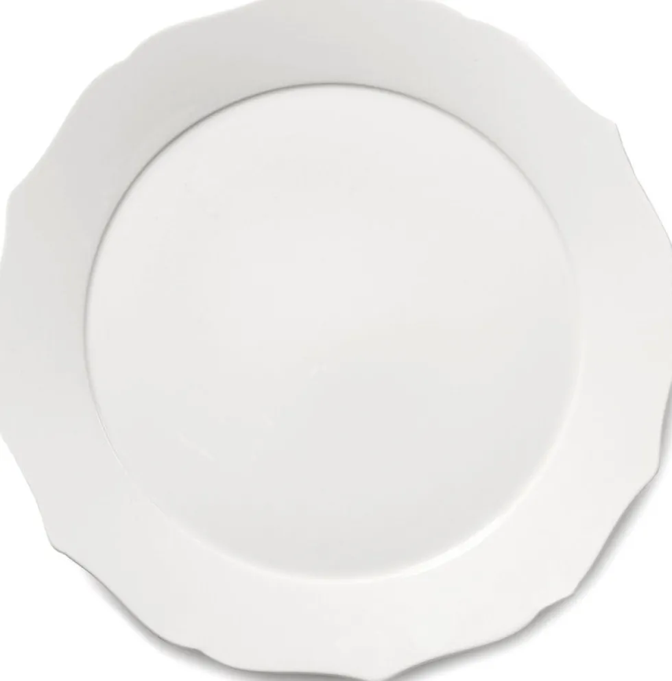 Assiette à diner en porcelaine blanche 26cm Silhouette - Serax