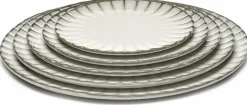 Assiette en grès blanche 15 cm Inku - Serax