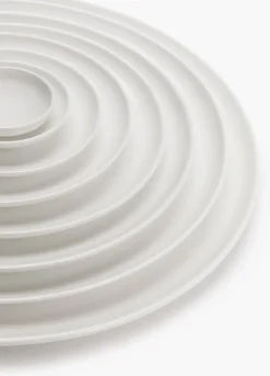 Assiette en porcelaine blanche 28cm - Serax