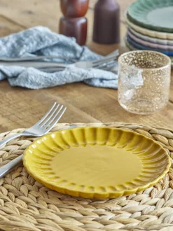 Assiette Latina Grès Jaune - Bloomingville