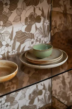 Assiette latérale Rustic Cream/Brown - HKLIVING
