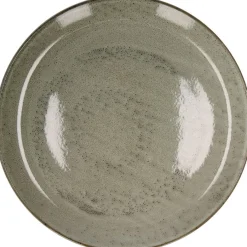 Assiette plate en faïence beige Mirha - Pomax