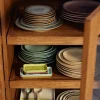 2 Assiettes à diner rondes en grès 27,5cm Vaisselle 70s - HKLiving