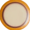 2 Assiettes à dîner en grès 29cm Coconut - HKLIVING
