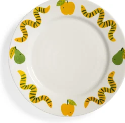 4 assiettes en porcelaine 22cm Haines - &Klevering