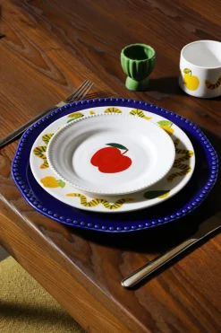 4 assiettes en porcelaine 22cm Haines - &Klevering
