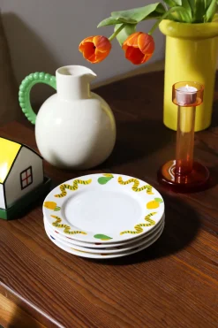 4 assiettes en porcelaine 22cm Haines - &Klevering