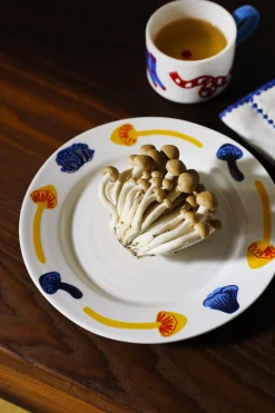 4 assiettes en porcelaine 22cm Haines - &Klevering