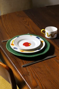 4 assiettes en porcelaine 22cm Haines - &Klevering