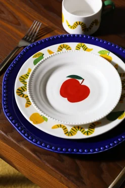 4 assiettes en porcelaine 22cm Haines - &Klevering