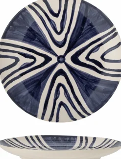 Assiette Shama Grès Bleu - Bloomingville