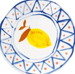 4 Assiettes motifs citrons Moroccan - &Klevering