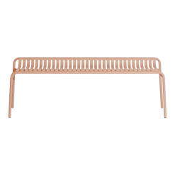 Banc de jardin bas rose blush Week-end - Petite Friture