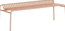 Banc de jardin bas rose blush Week-end - Petite Friture