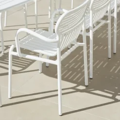Banc de jardin bas rose blush Week-end - Petite Friture