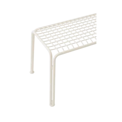 Banc de jardin en acier ivoire Thorvald SC112 - &tradition