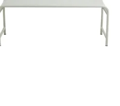 Banc de jardin en fer ivoire 122x42x46cm Brenta - Nordal