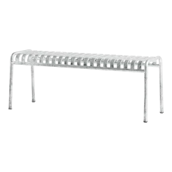 Banc de jardin en métal gris galvanisé Palissade - HAY