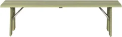 Banc de jardin en pin desert sage 170x32x47cm Avenue - Zuiver