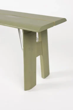 Banc de jardin en pin desert sage 170x32x47cm Avenue - Zuiver