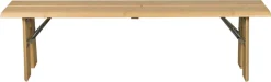 Banc de jardin en pin naturel 170x32x47cm Avenue - Zuiver