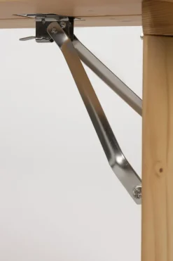 Banc de jardin en pin naturel 170x32x47cm Avenue - Zuiver
