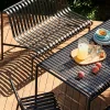 Banc de jardin sans accoudoir en métal crème Palissade - HAY
