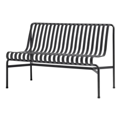 Banc de jardin sans accoudoirs en métal anthracite Palissade - HAY