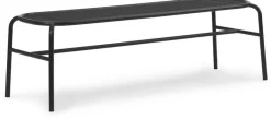 Banc d'extérieur en acier noir Vig - Normann Copenhagen