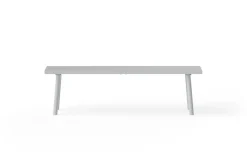 Banc d'extérieur en aluminium gris clair 160x40x46,5cm Fred's - Fatboy