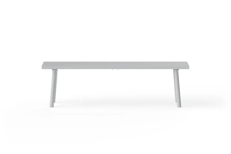 Banc d'extérieur en aluminium gris clair 160x40x46,5cm Fred's - Fatboy