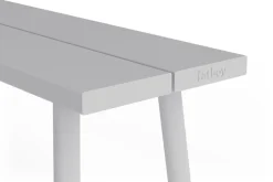 Banc d'extérieur en aluminium gris clair 160x40x46,5cm Fred's - Fatboy