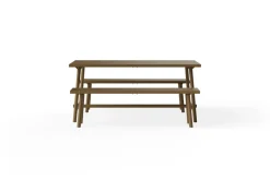 Banc d'extérieur en aluminium marron 160x40x46,5cm Fred's - Fatboy