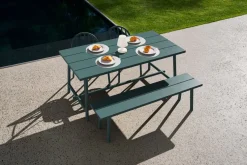 Banc d'extérieur en aluminium vert 160x40x46,5cm Fred's - Fatboy