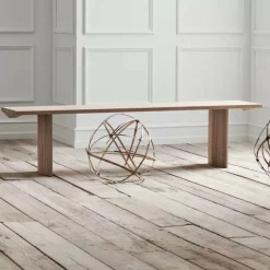 Banc en chêne massif huilé 240 cm Alp - Bolia