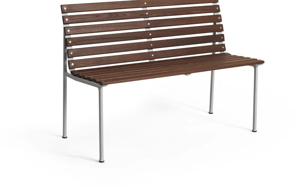 Banc en frêne huilé et aluminium 114x52x80cm Traverse - Hay
