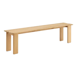Banc en teck 180x36,5cm Assemble - Muuto