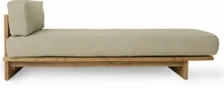 Banquette d'extérieur Teck Naturel - HKLIVING