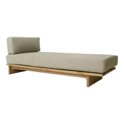 Banquette d'extérieur Teck Naturel - HKLIVING