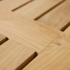 Banquette d'extérieur Teck Naturel - HKLIVING