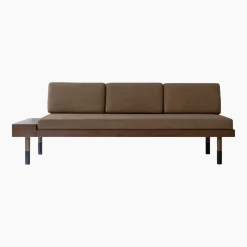 Banquette en laine marron Mid - Kann Design