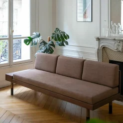 Banquette en laine marron Mid - Kann Design