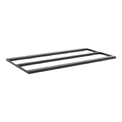 Barre de support en acier avec revêtement en poudre noir pour table 180/200 Loop Stand - HAY