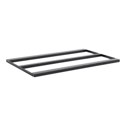 Barre de support en acier avec revêtement en poudre noir pour table 160 Loop Stand - HAY
