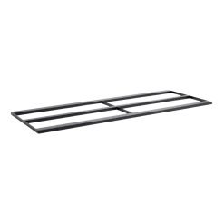 Barre de support en acier avec revêtement en poudre noir pour table 250 Loop Stand - HAY