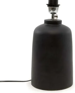Base de la lampe de table noire 16x34cm - Bazar Bizar